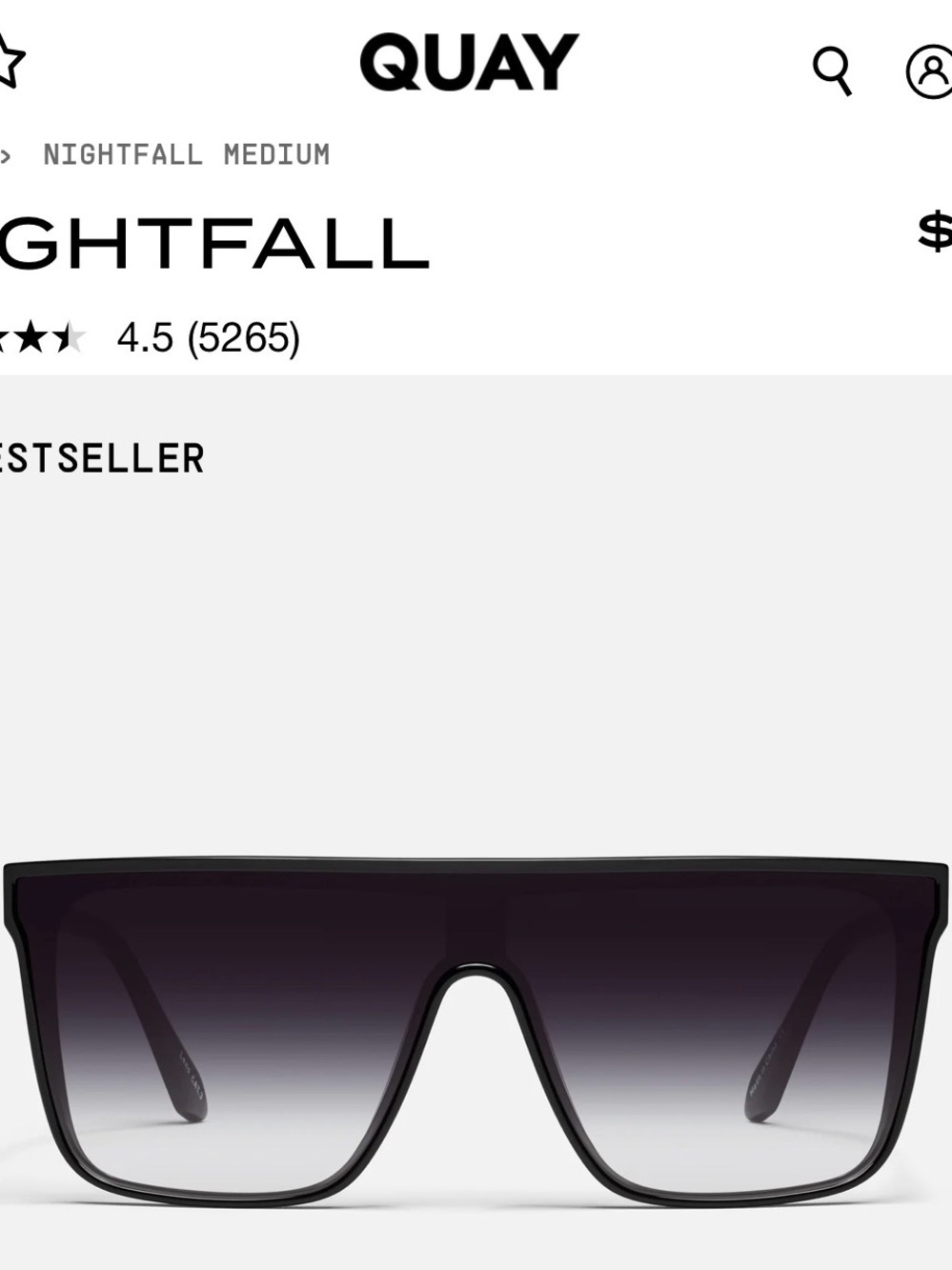 QUAY polarized Nightfall Sunglasses - Picture 2 of 5